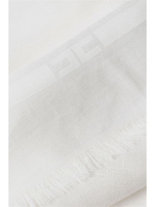 Sciarpa c/rombi jacquard avorio Elisabetta Franchi | SC04F51E2360